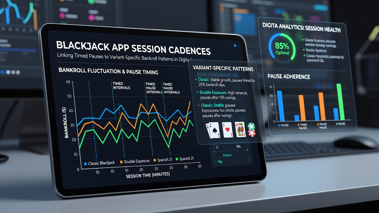 Bankroll-Muster in Blackjack-Varianten mit Pausenintervallen in Apps