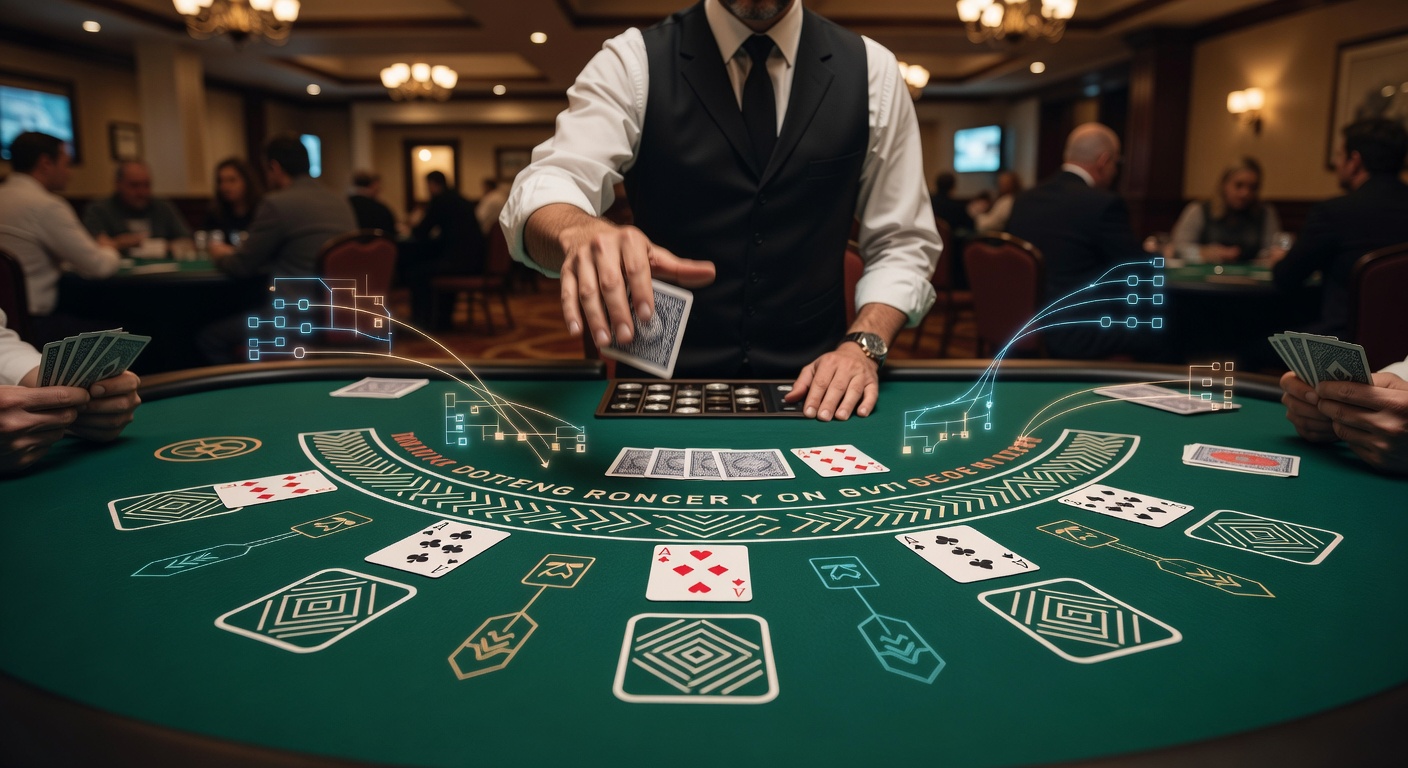 Rotierende Dealer bei Blackjack-Tischen in regionalen Casinos