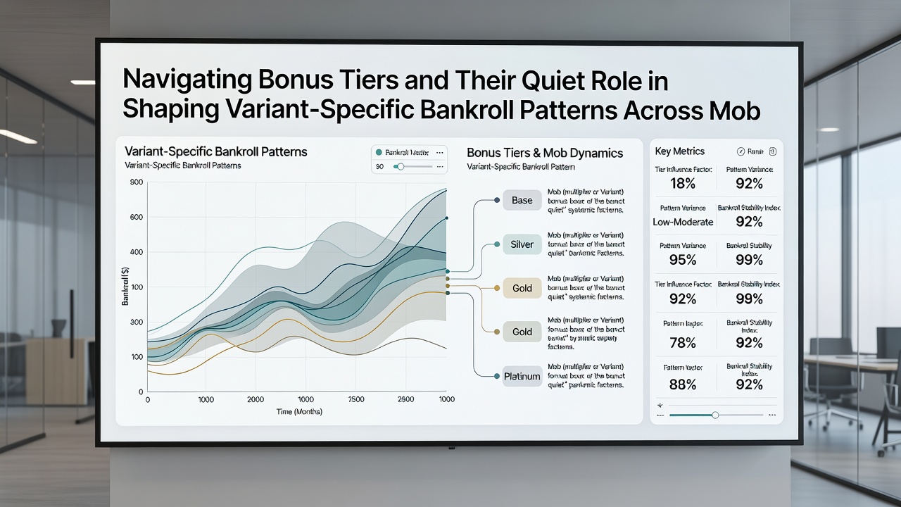 Grafik zu Bankroll Mustern in verschiedenen Blackjack Varianten auf Tablet