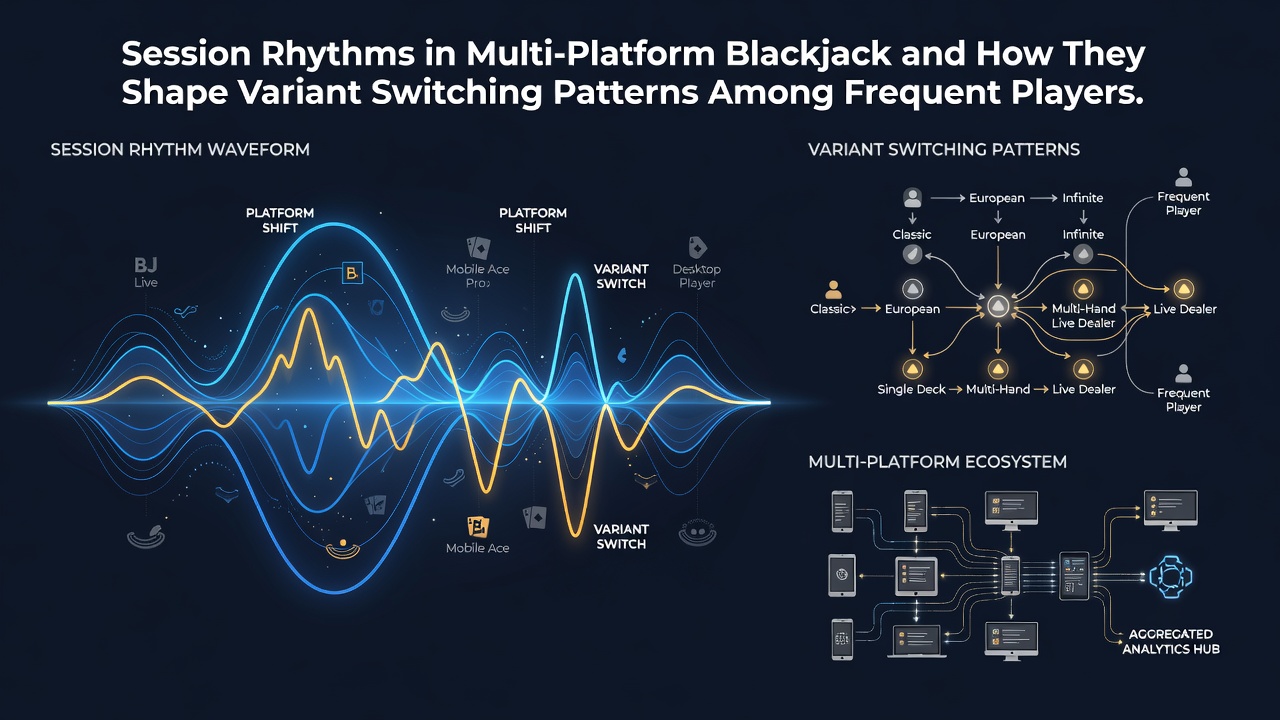 Wechselmuster und Rhythmusanalyse in Blackjack-Sitzungen