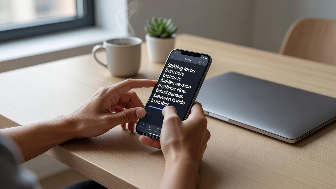 Darstellung von Bankroll-Statistiken und Pausenintervallen in einer mobilen Blackjack-App-Oberfläche