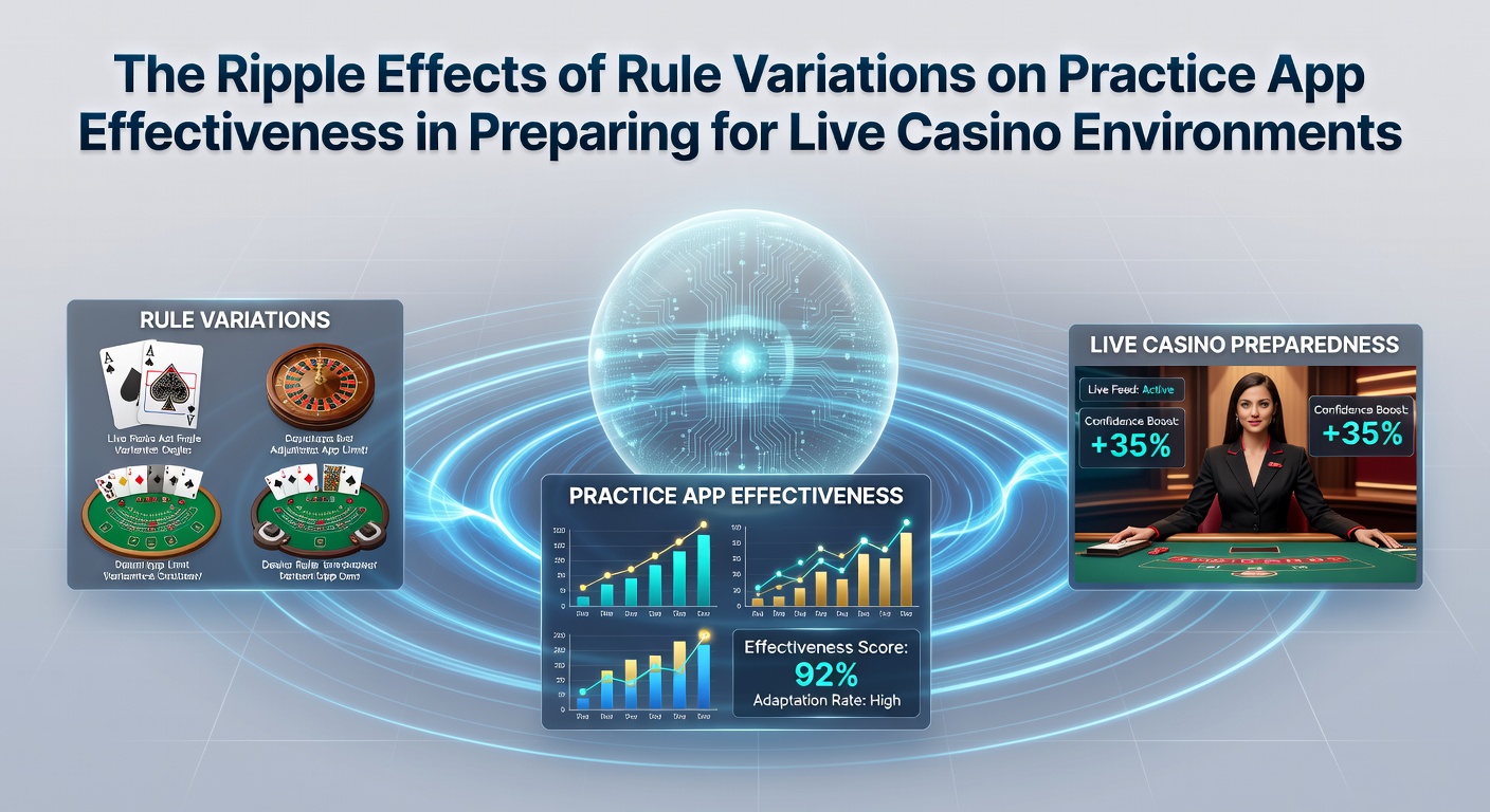 Übungs-App zeigt Blackjack-Tisch mit variablen Regeln und Live-Casino-Vergleich