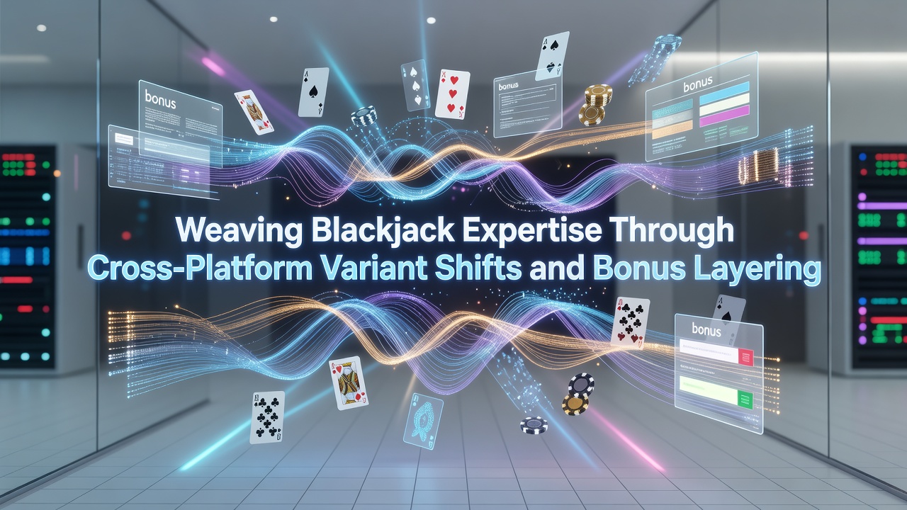 Blackjack-Tisch mit Karten und Chips auf verschiedenen Plattformen